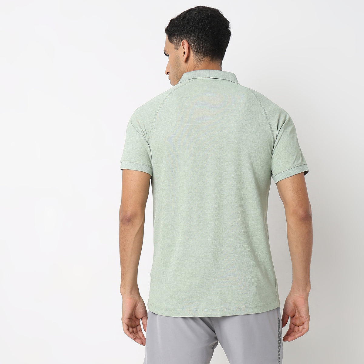 Regular Fit Solid Polo T-Shirt