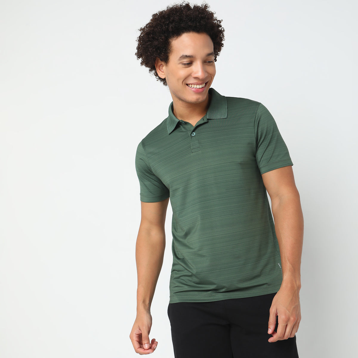 Regular Fit Solid Polo T-Shirt