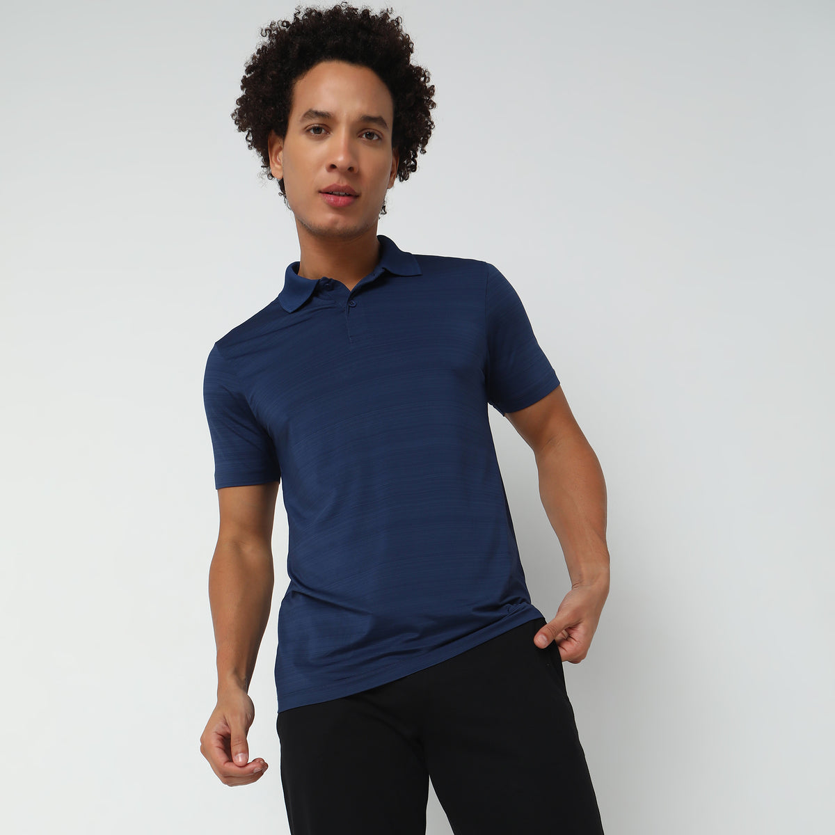 Regular Fit Solid Polo T-Shirt