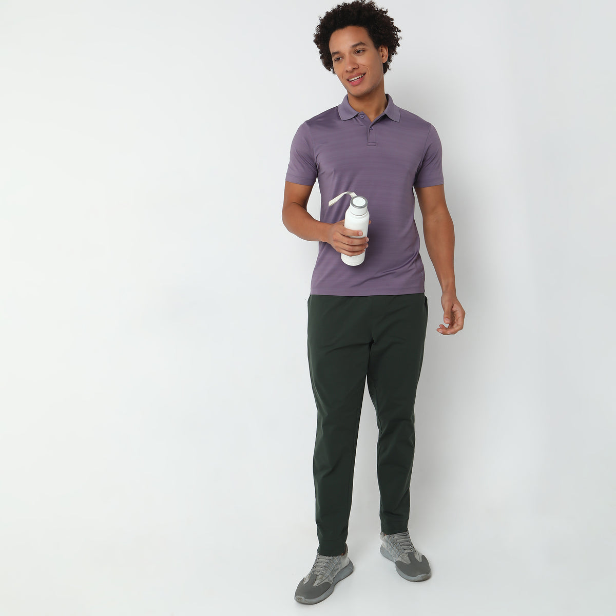 Regular Fit Solid Polo T-Shirt