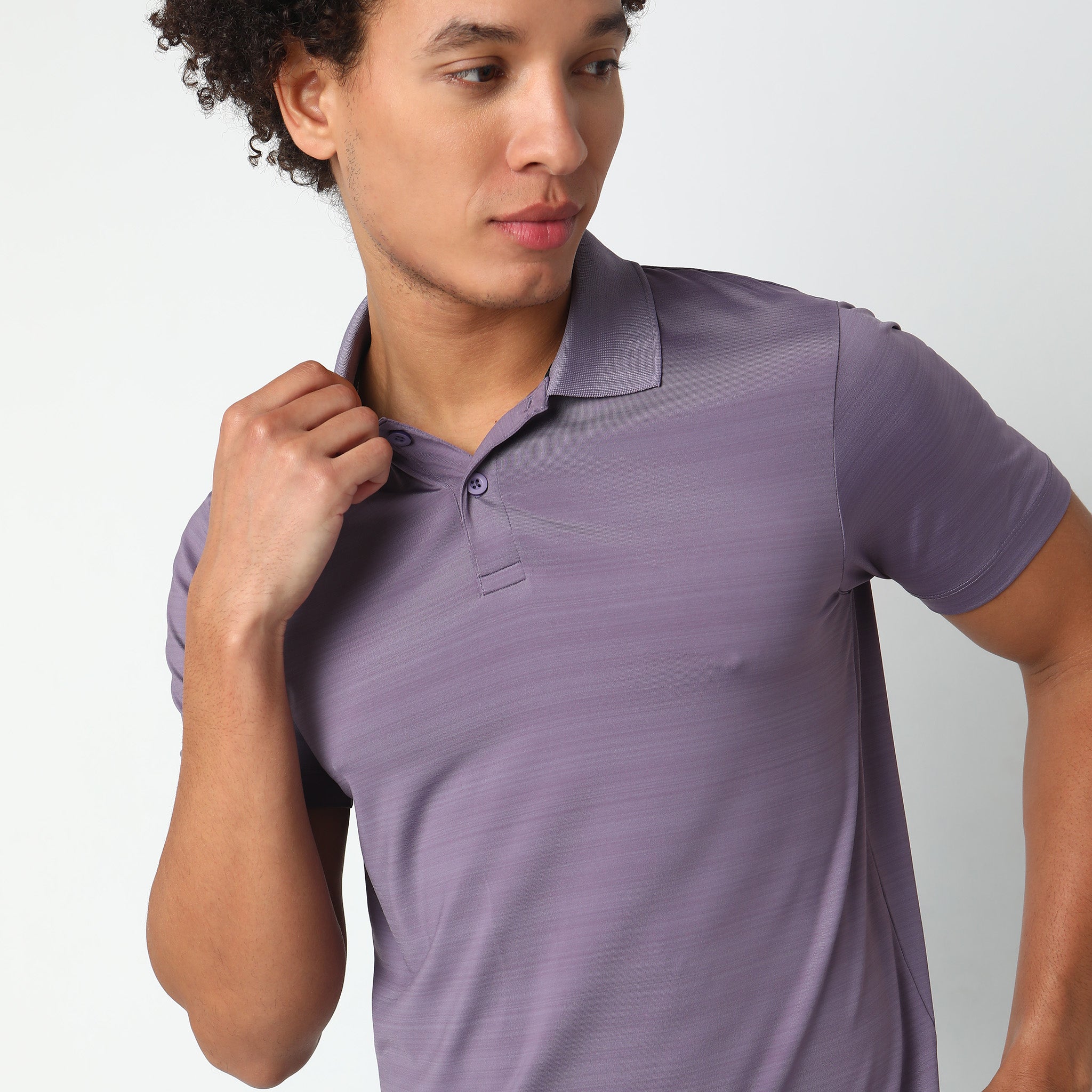 Regular Fit Solid Polo T-Shirt