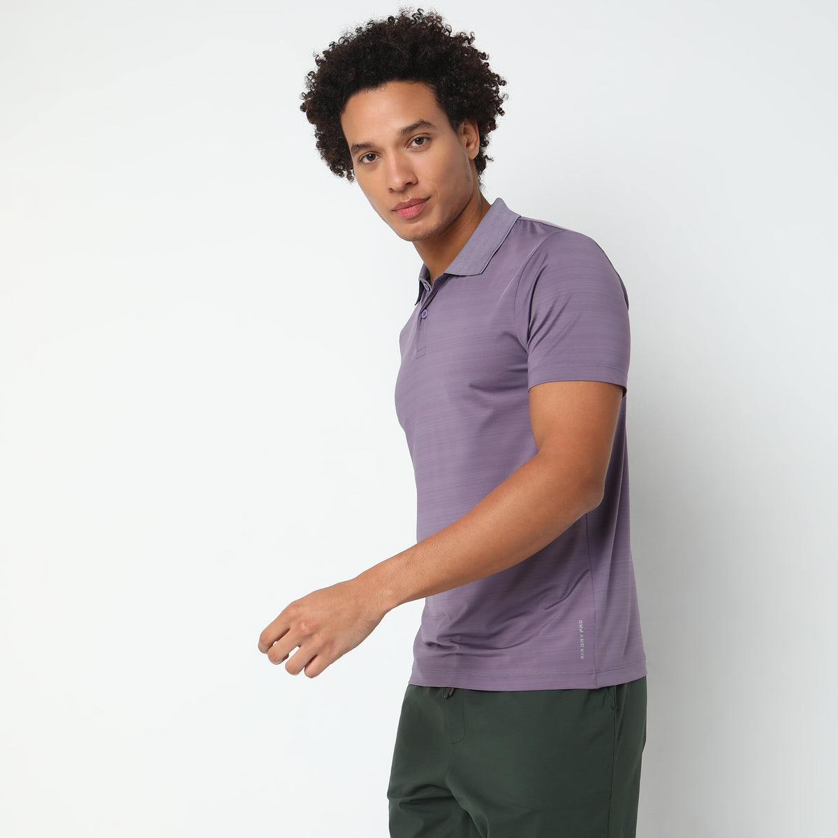 Regular Fit Solid Polo T-Shirt