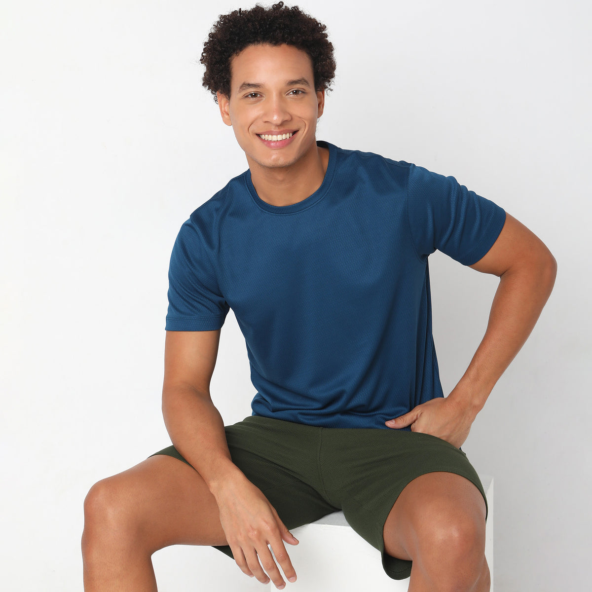 Regular Fit Structured T-Shirt