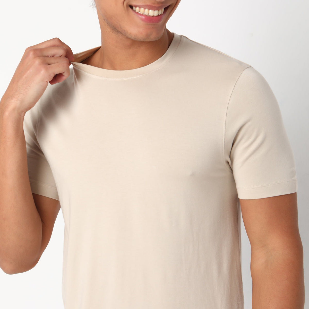 Regular Fit Solid T-Shirt