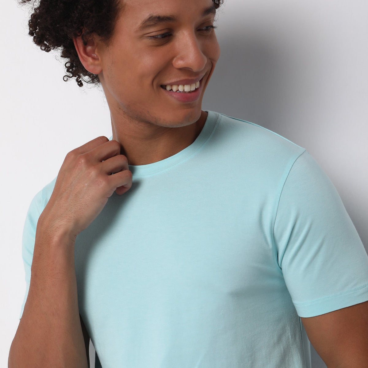 Regular Fit Solid T-Shirt