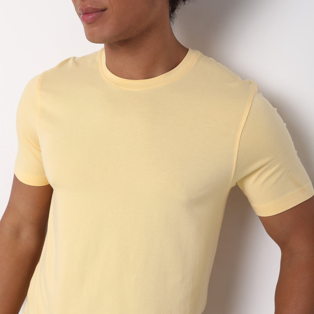 Regular Fit Solid T-Shirt