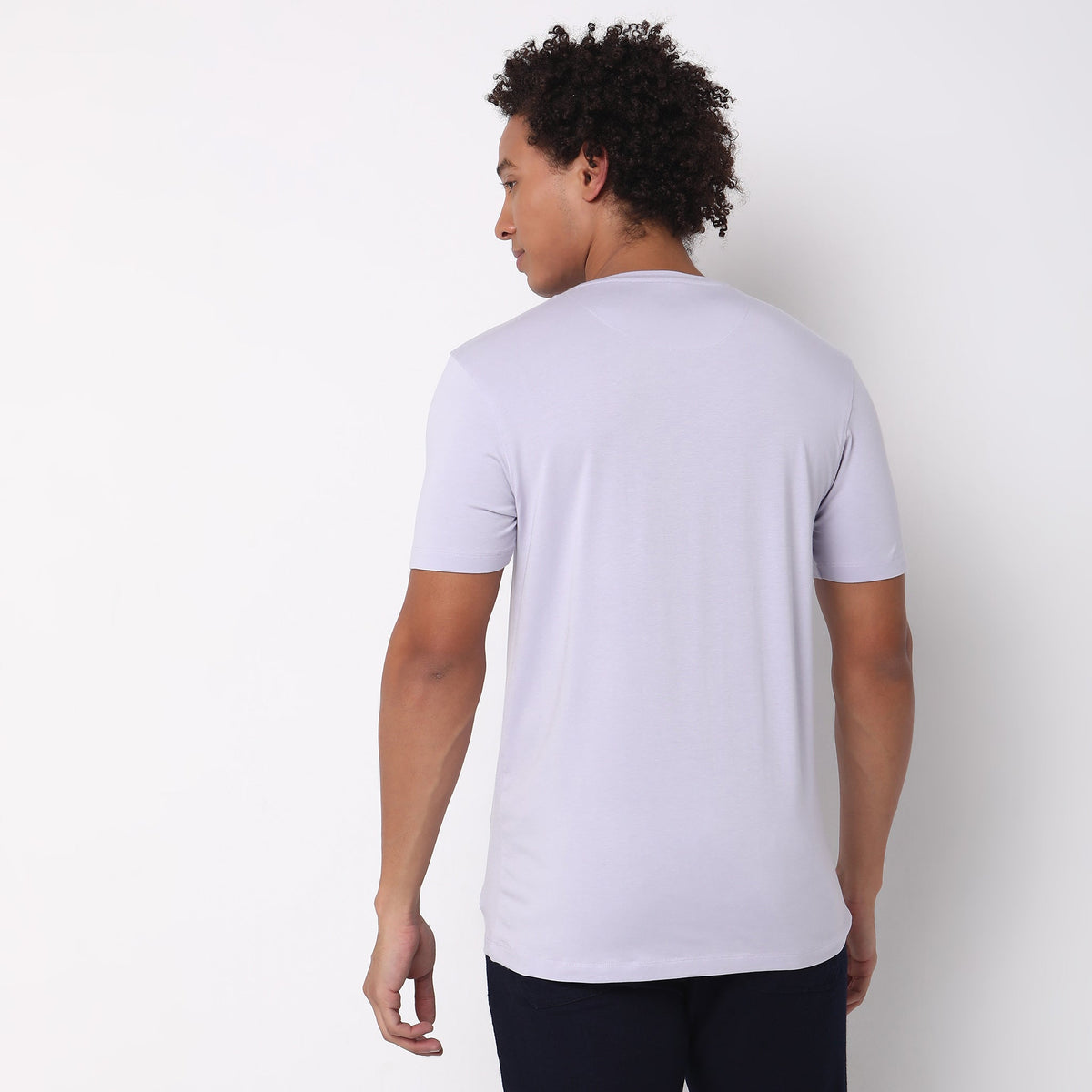 Regular Fit Solid T-Shirt