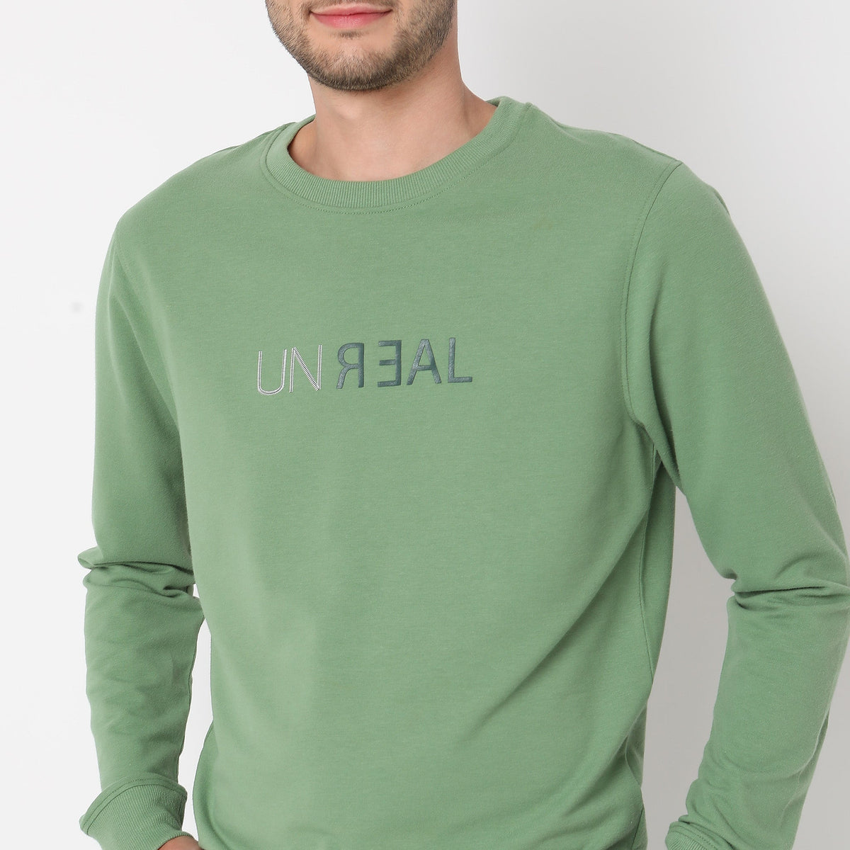 Men Wearing Regular Fit Solid T-Shirt