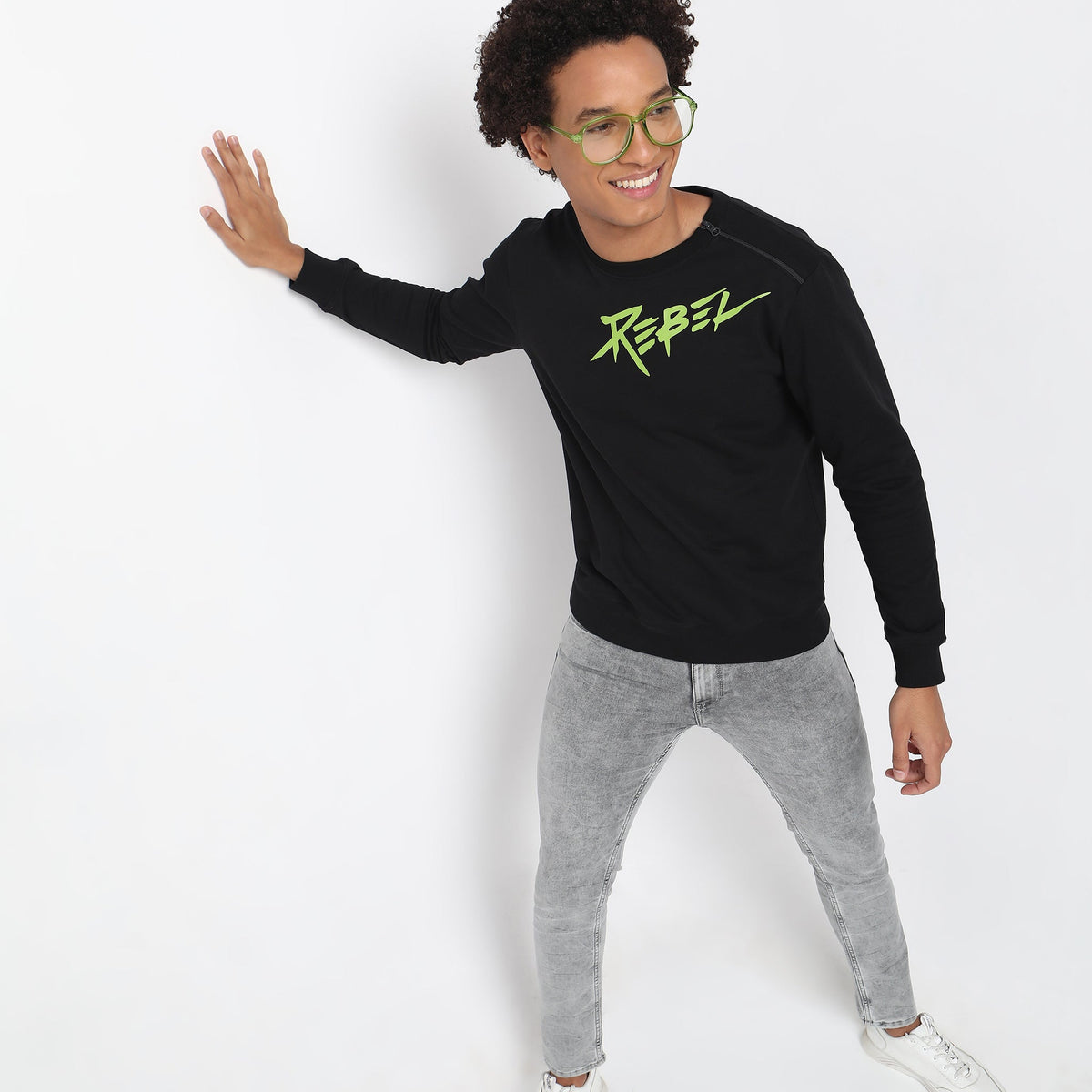 Regular Fit Graphic Sweatshirt