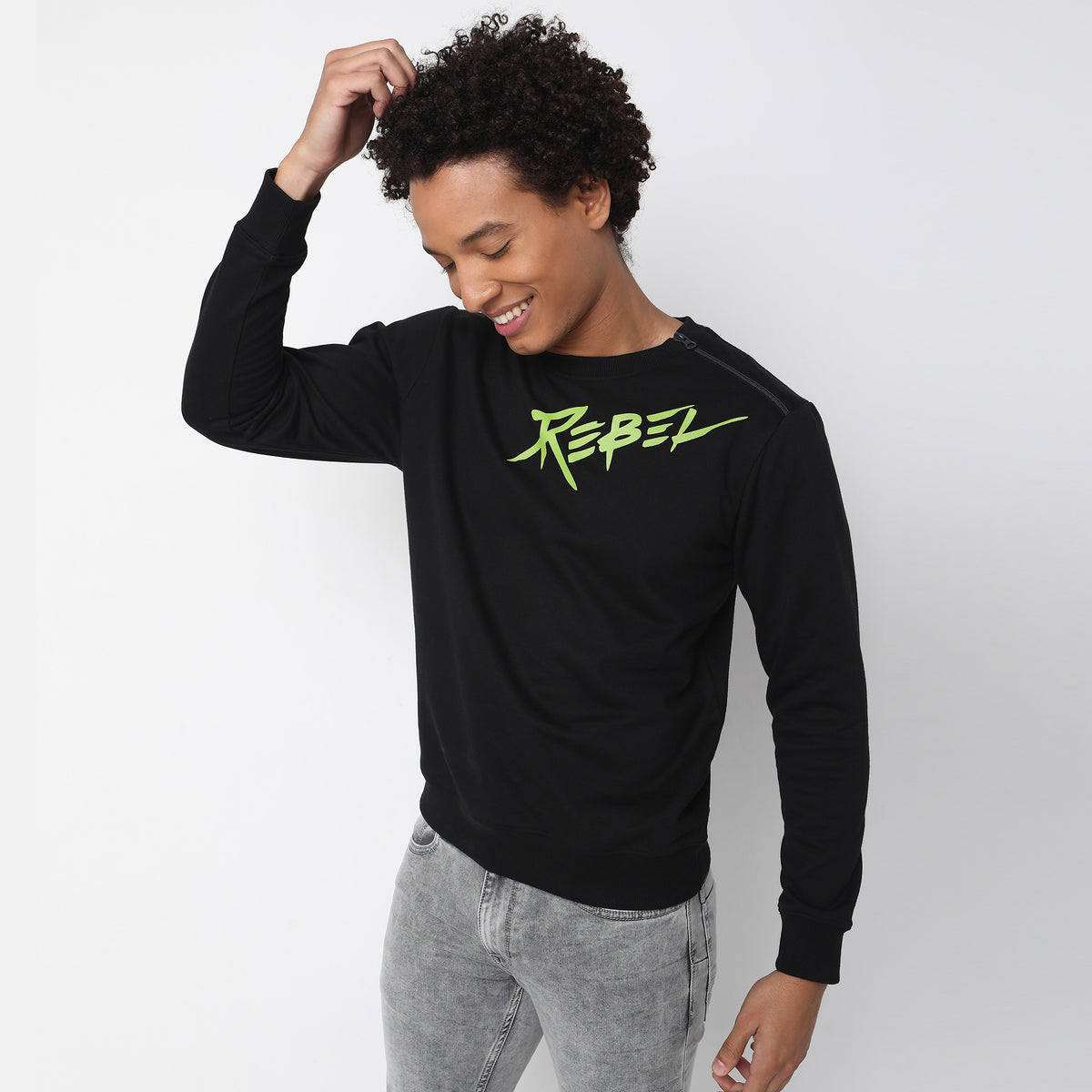 Regular Fit Graphic Sweatshirt