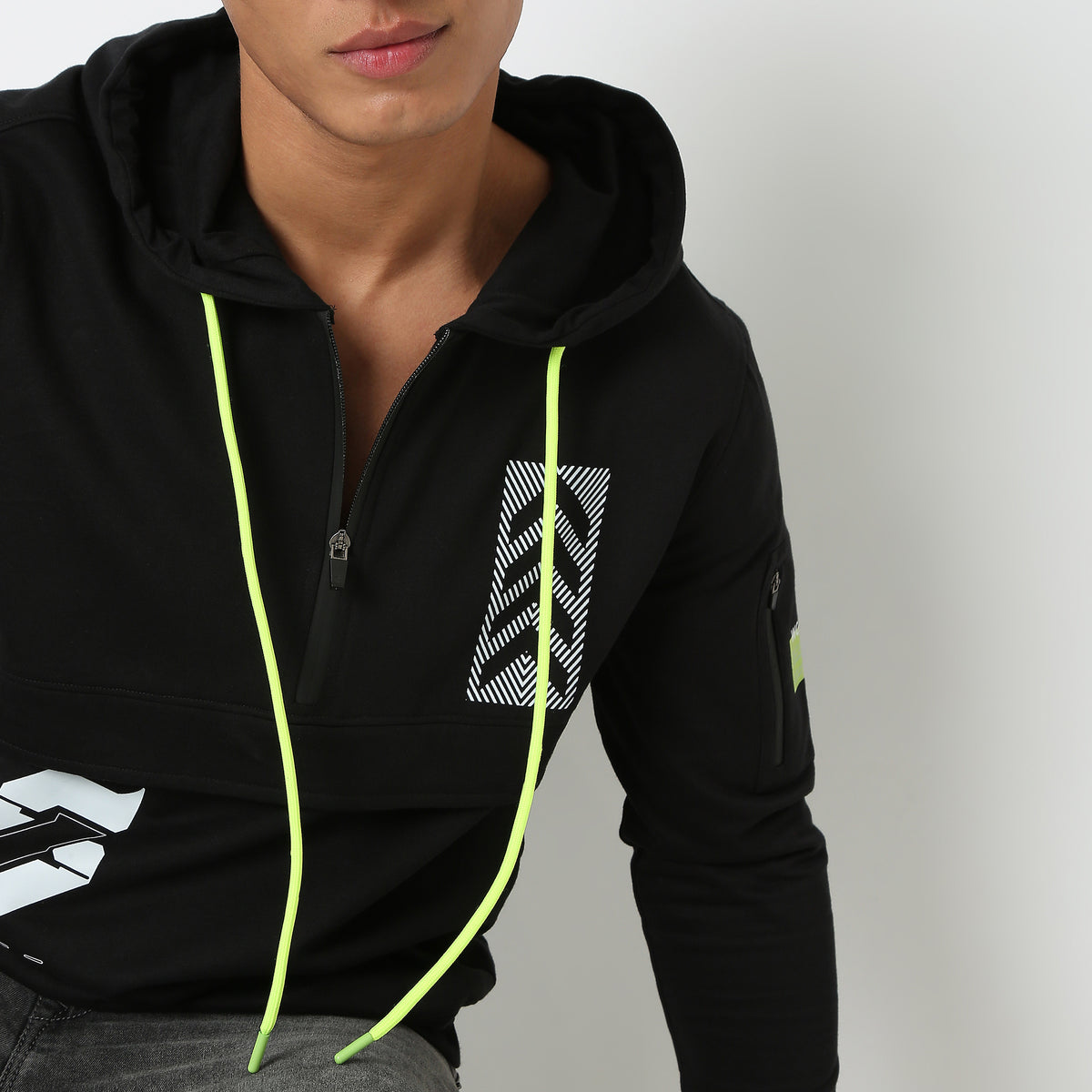 Regular Fit Solid Sweatshirt