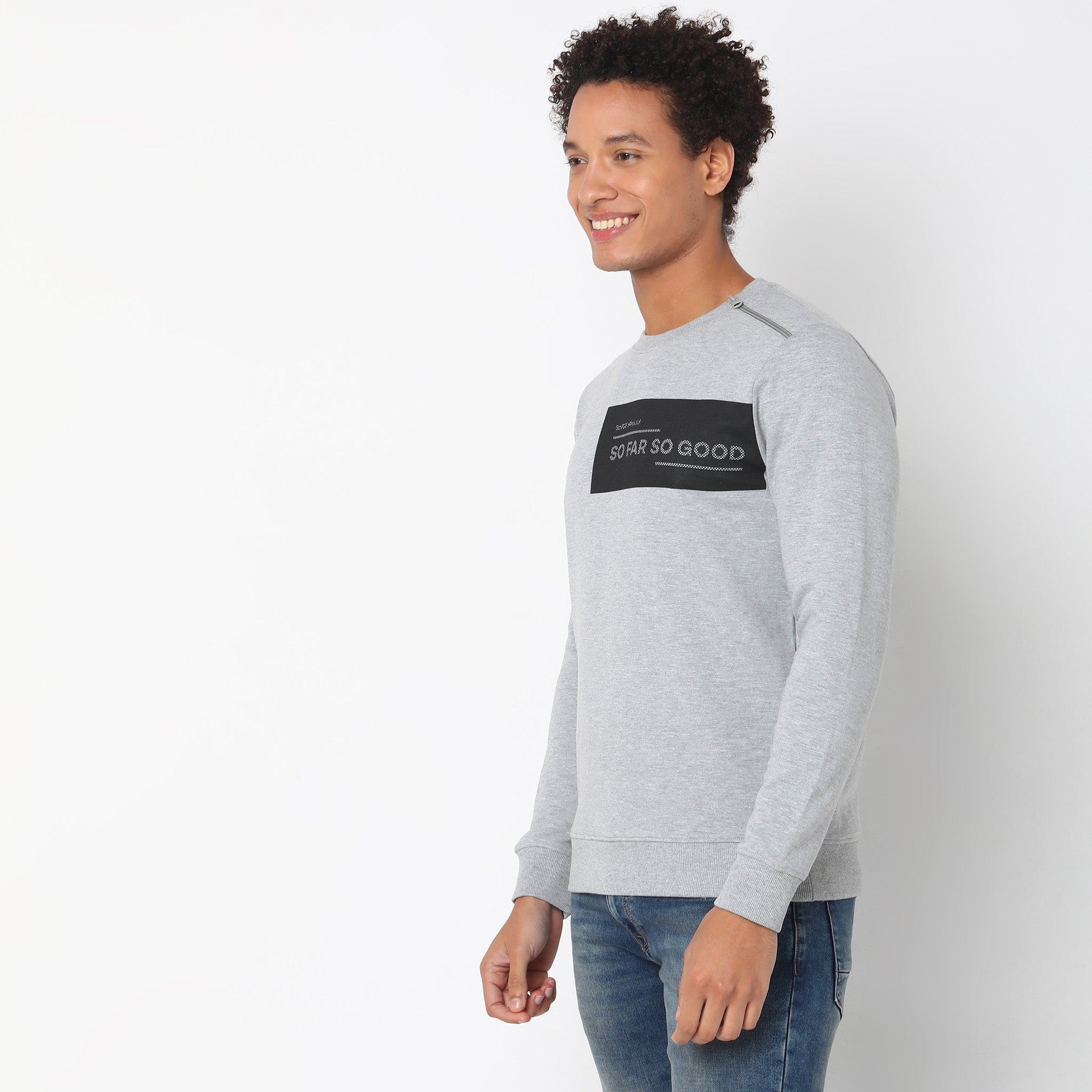 Regular Fit Graphic Sweatshirt