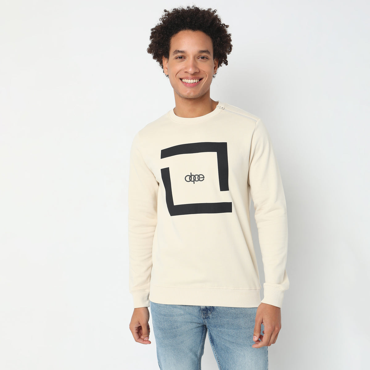 Regular Fit Graphic Sweatshirt