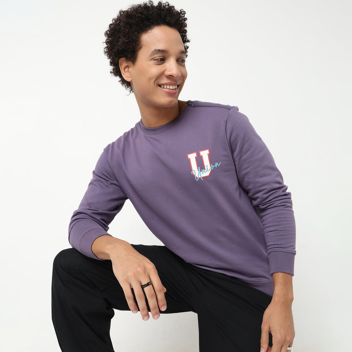 Regular Fit Graphic Sweatshirt