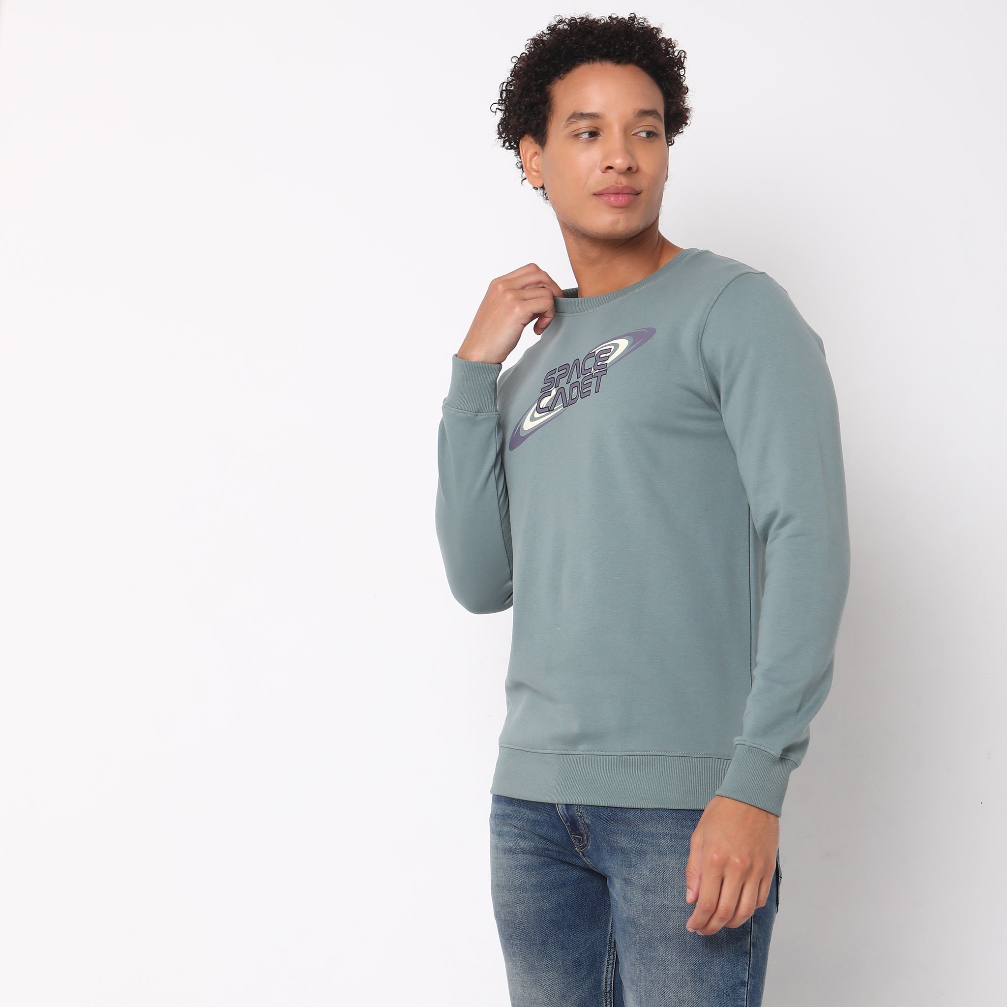 Regular Fit Graphic Sweatshirt