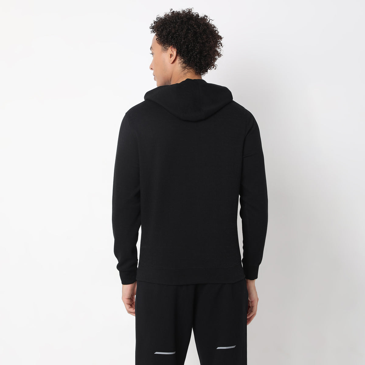 Regular Fit Solid Sweatshirt