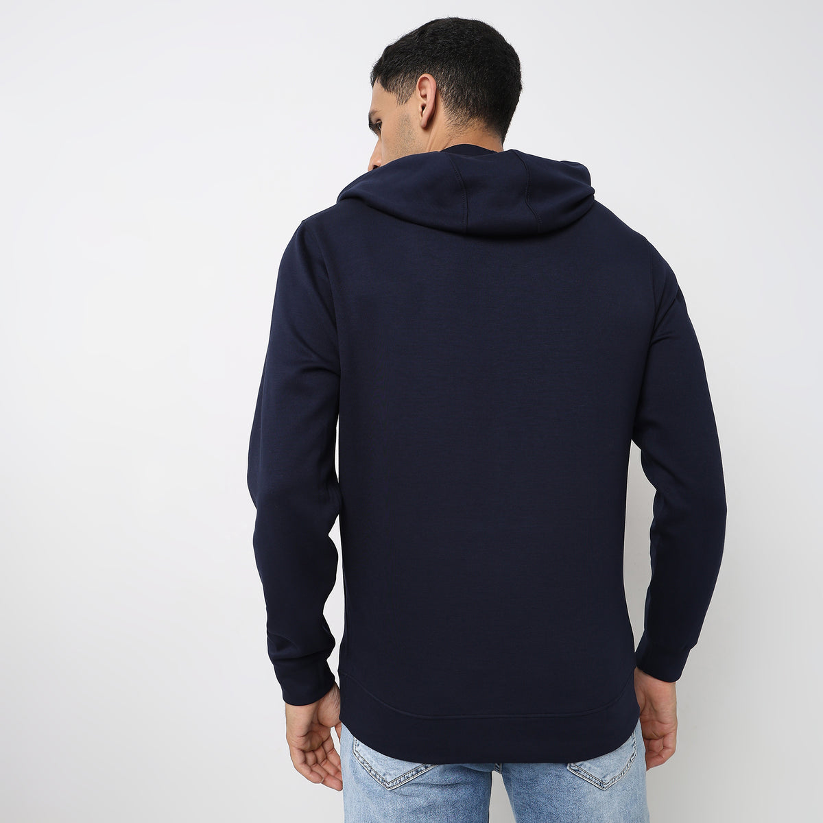 Regular Fit Solid Sweatshirt