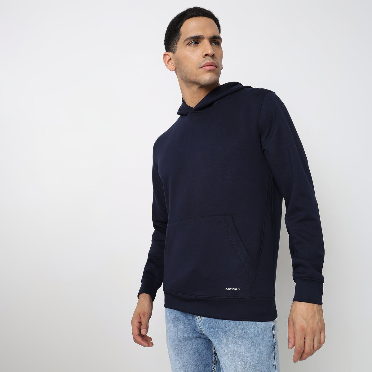 Regular Fit Solid Sweatshirt