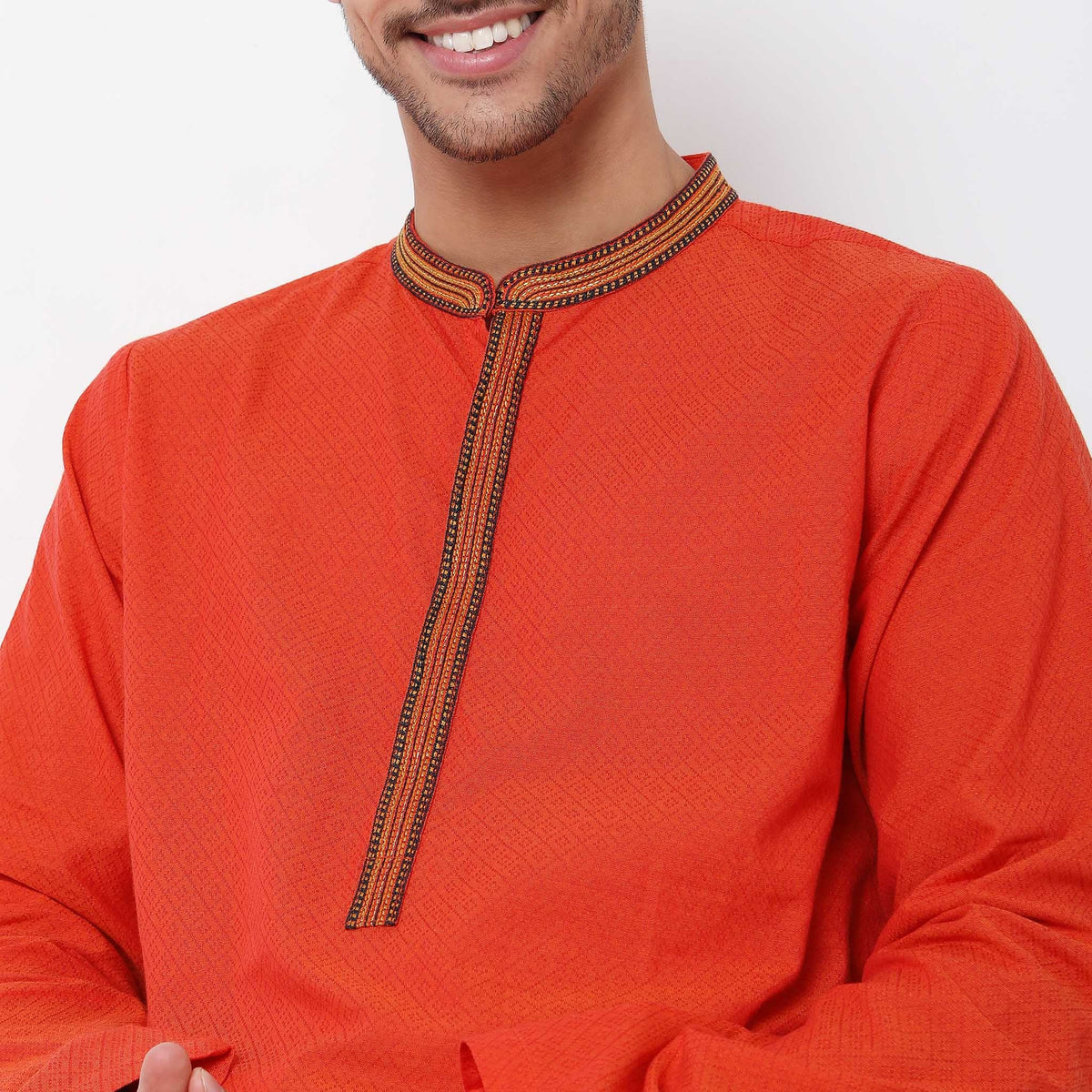 Regular Fit Solid Kurta