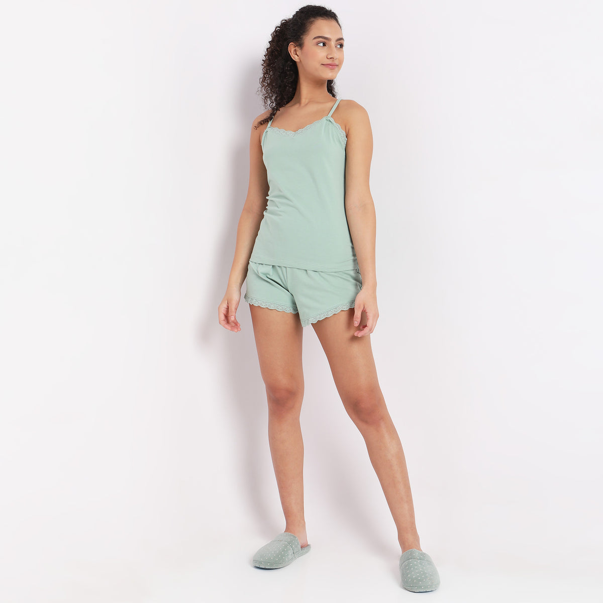 Regular Fit Solid Sleepwear Set