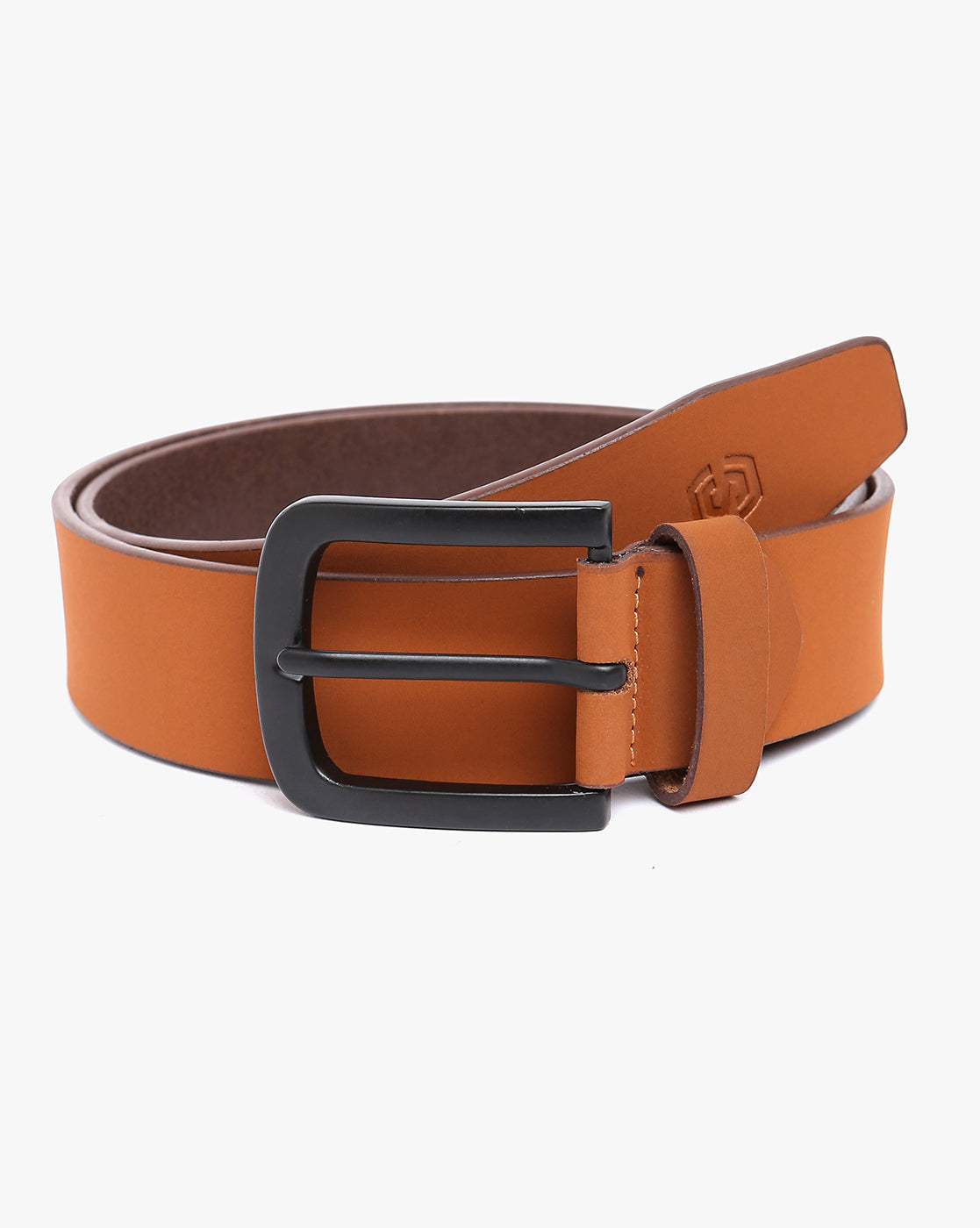 Men Wearing Geniune Leather Tan Belts