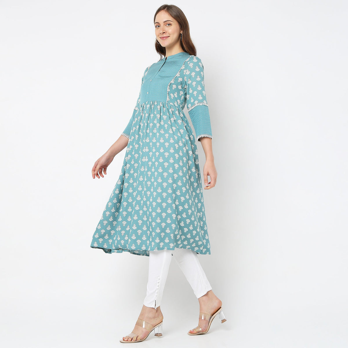 Regular Fit Printed Kurta