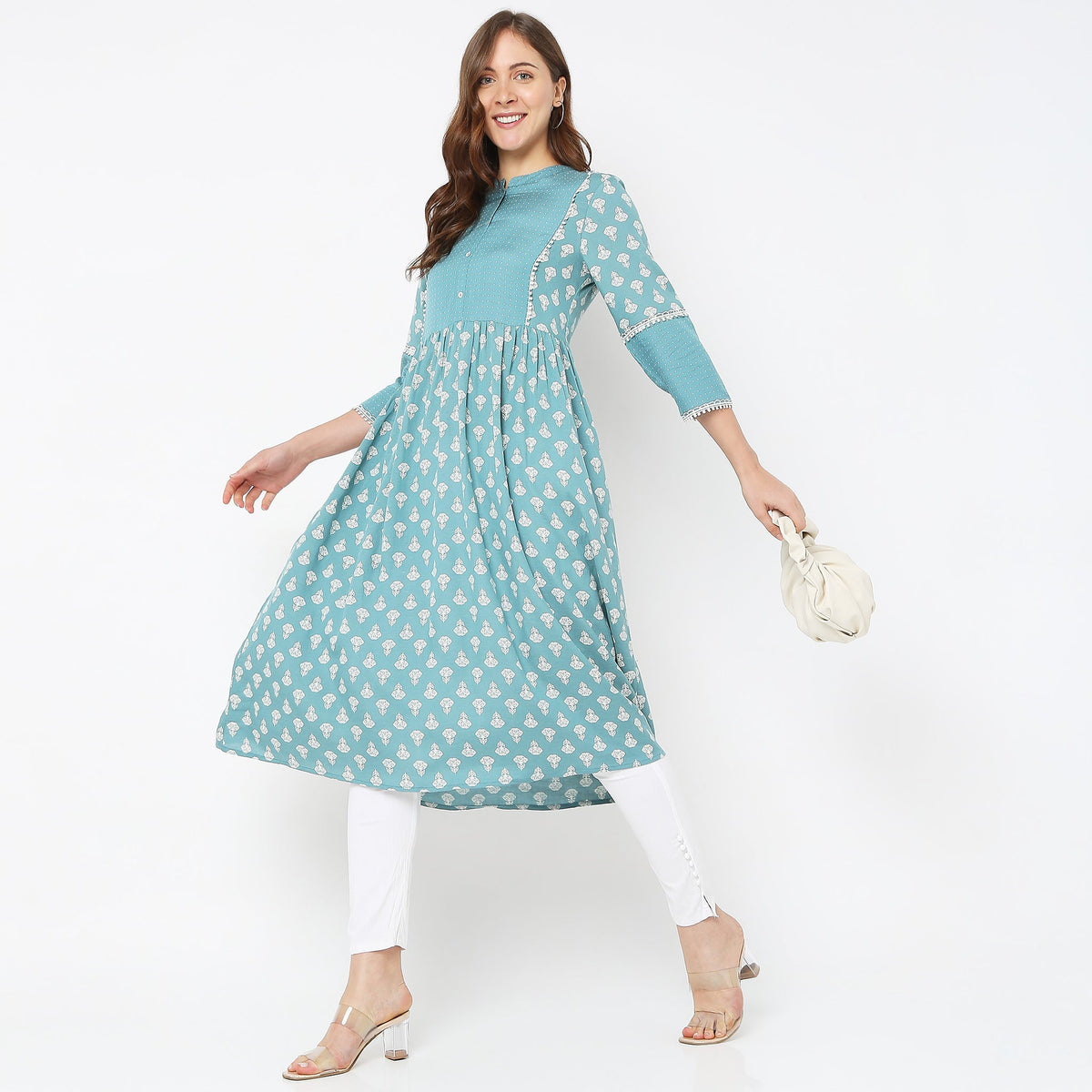 Regular Fit Printed Kurta