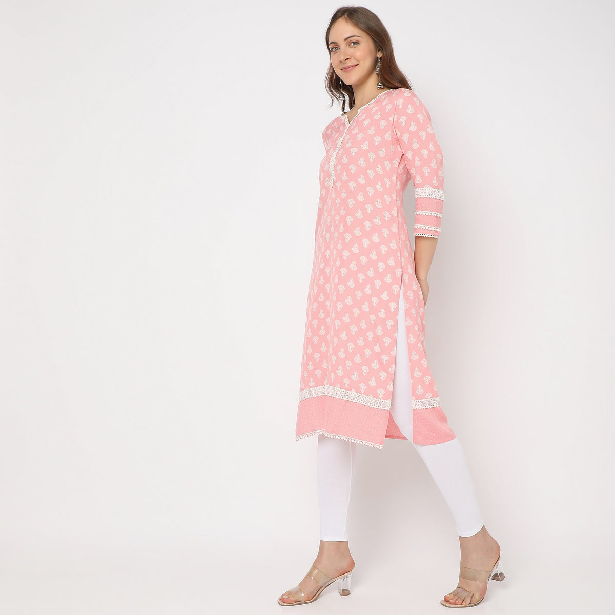 Regular Fit Printed Kurta