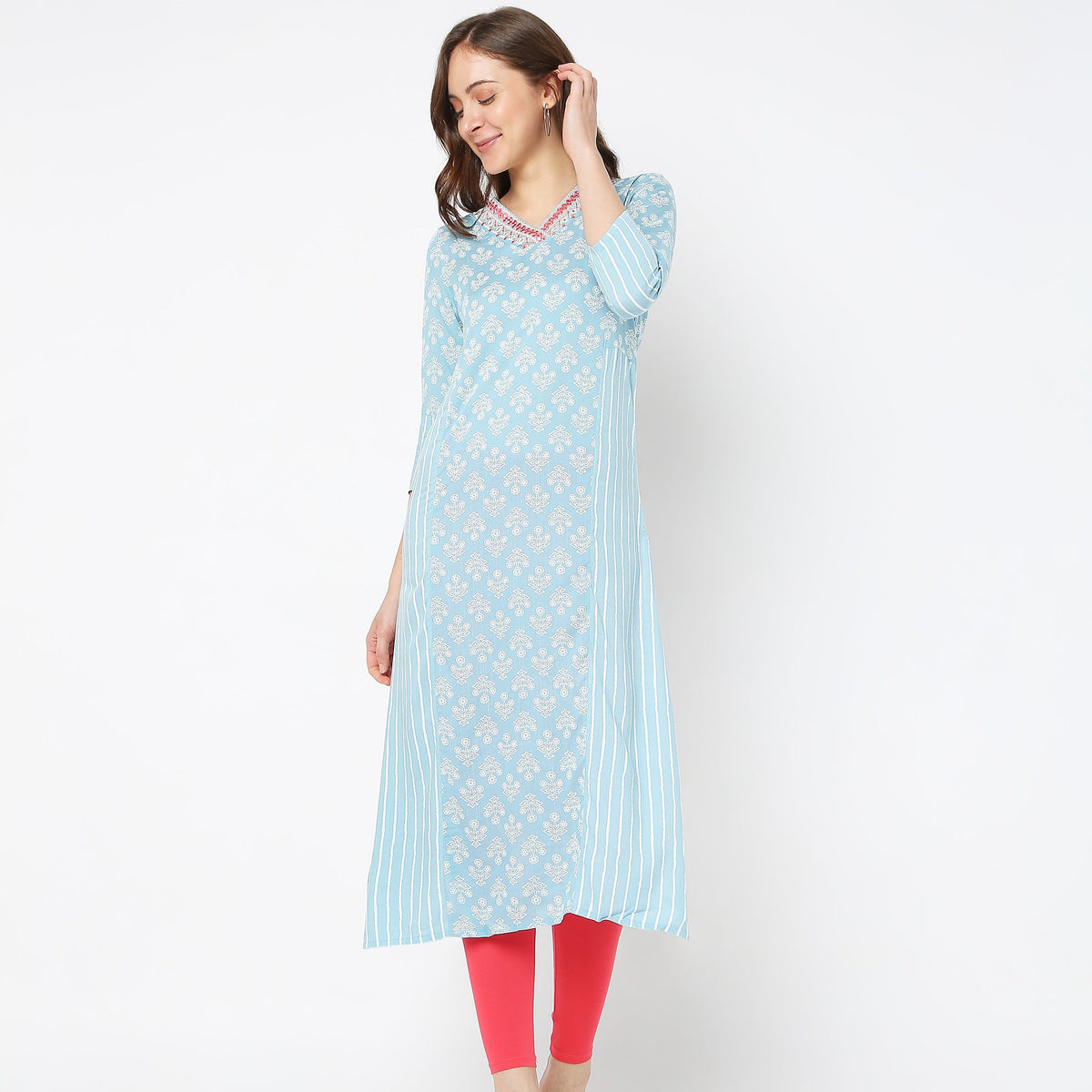 Regular Fit Printed Kurta