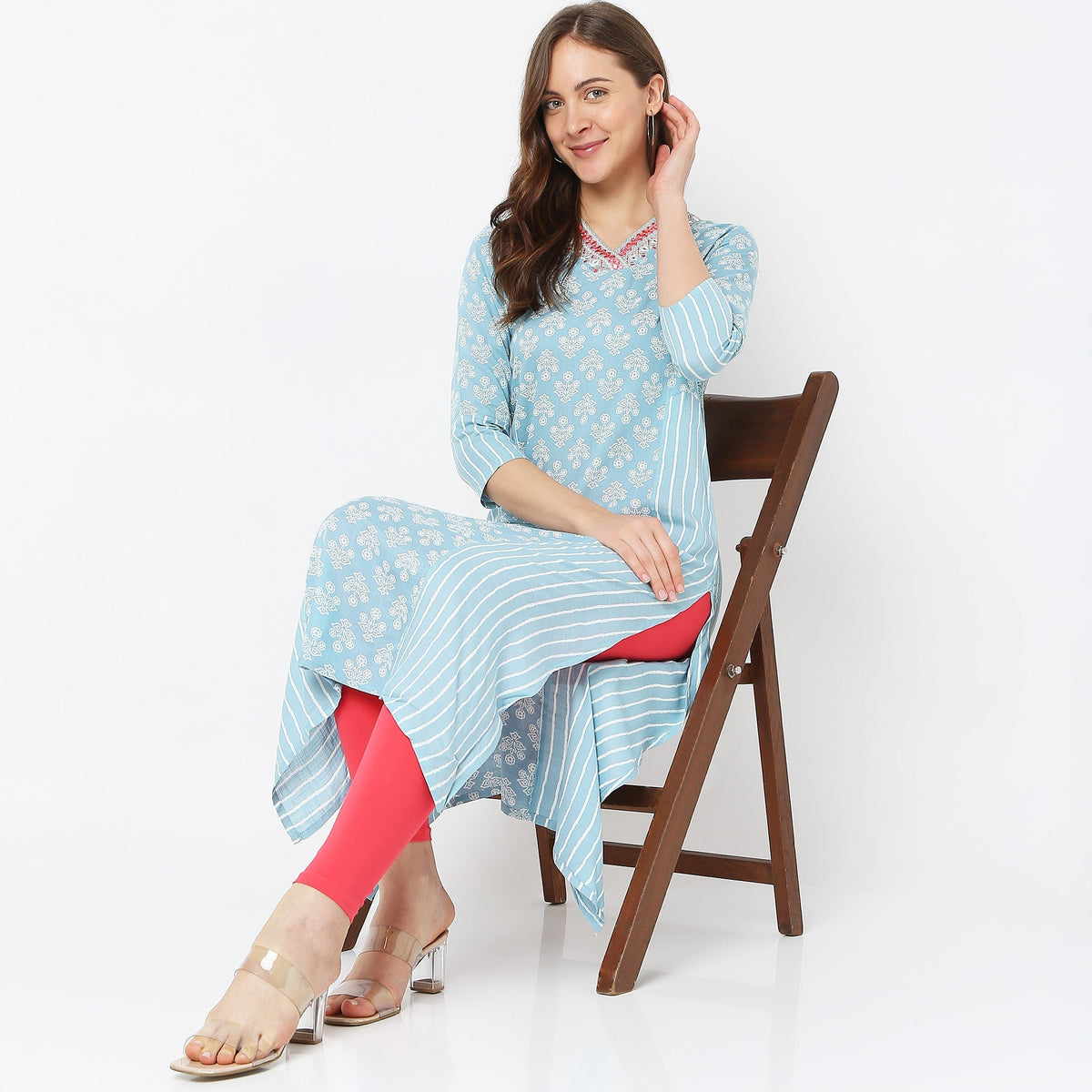 Regular Fit Printed Kurta