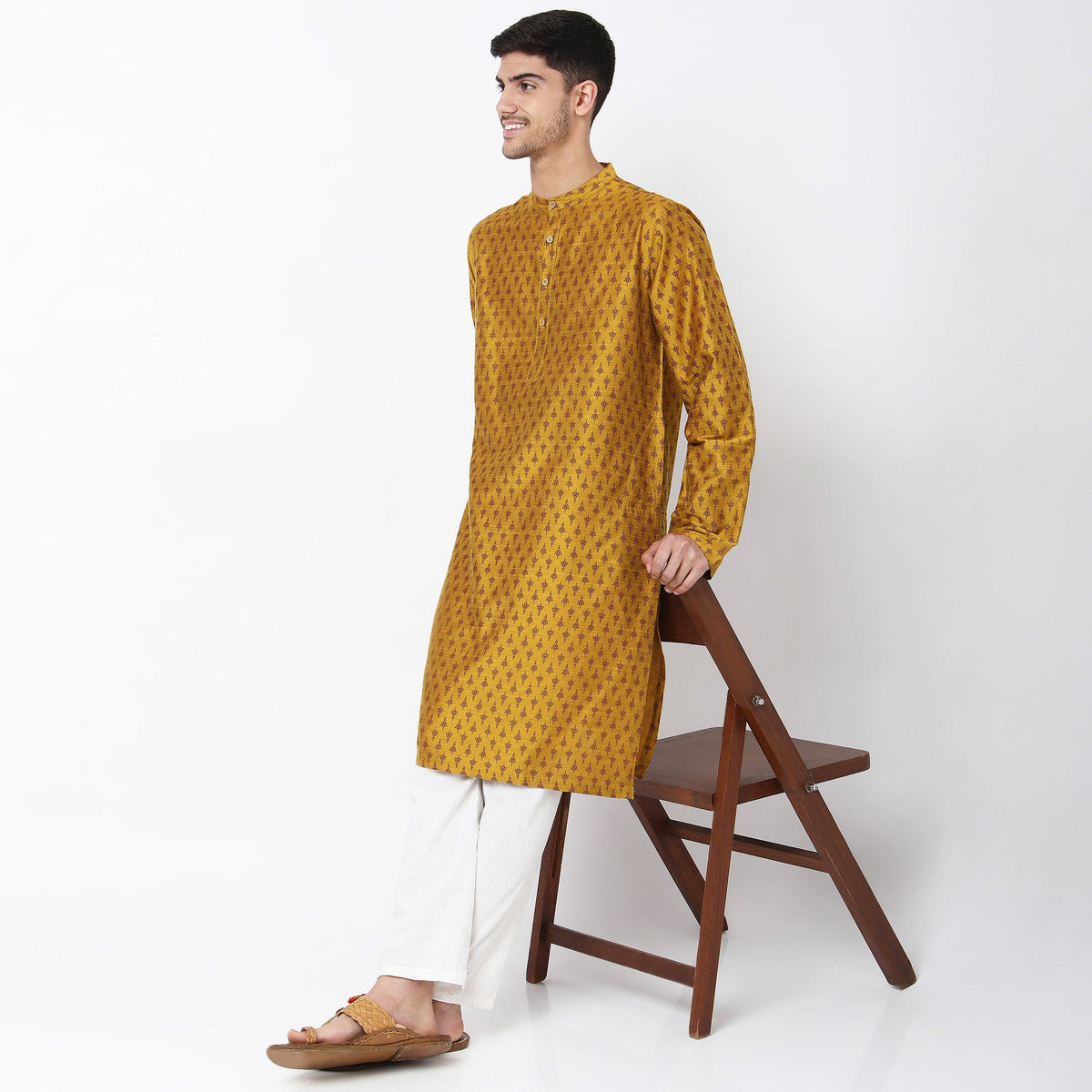 Regular Fit Printed Kurta