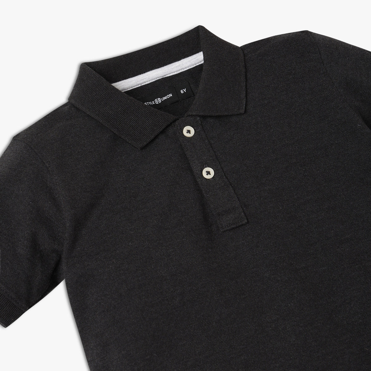 Boy's Regular Fit Solid Polo T-Shirt