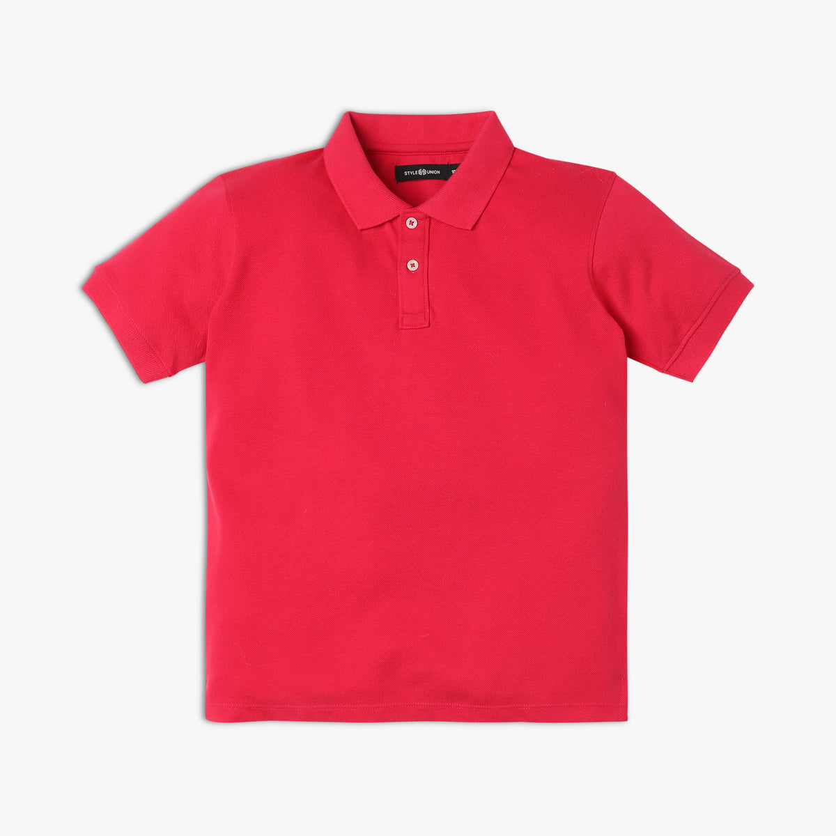 Boy's Regular Fit Solid Polo T-Shirt