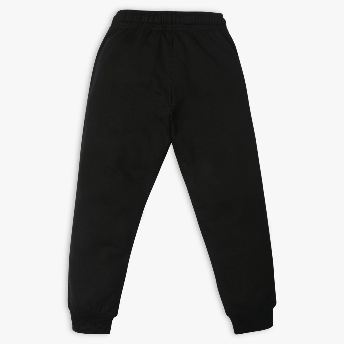 Boy's Regular Fit Solid Mid Rise Trackpants