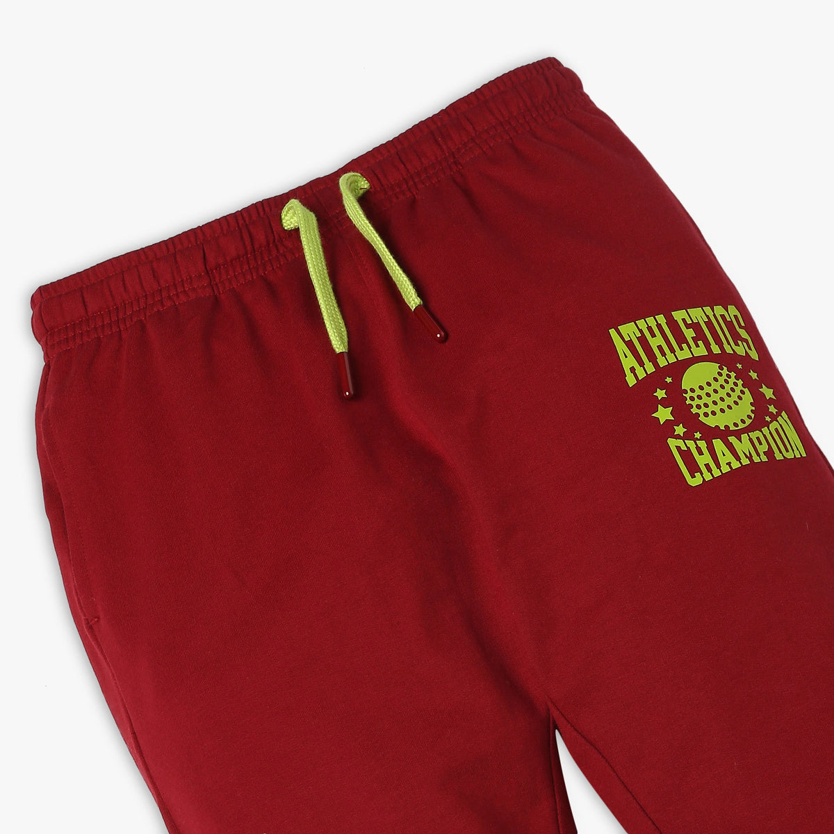 Boy's Regular Fit Solid Mid Rise Trackpants