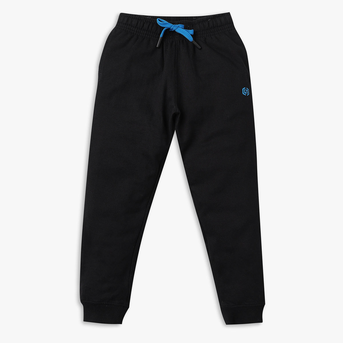 Boys Regular Fit Solid Mid Rise Trackpants