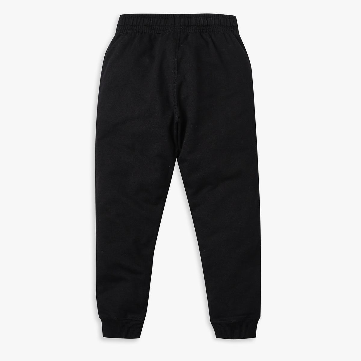 Boys Regular Fit Solid Mid Rise Trackpants