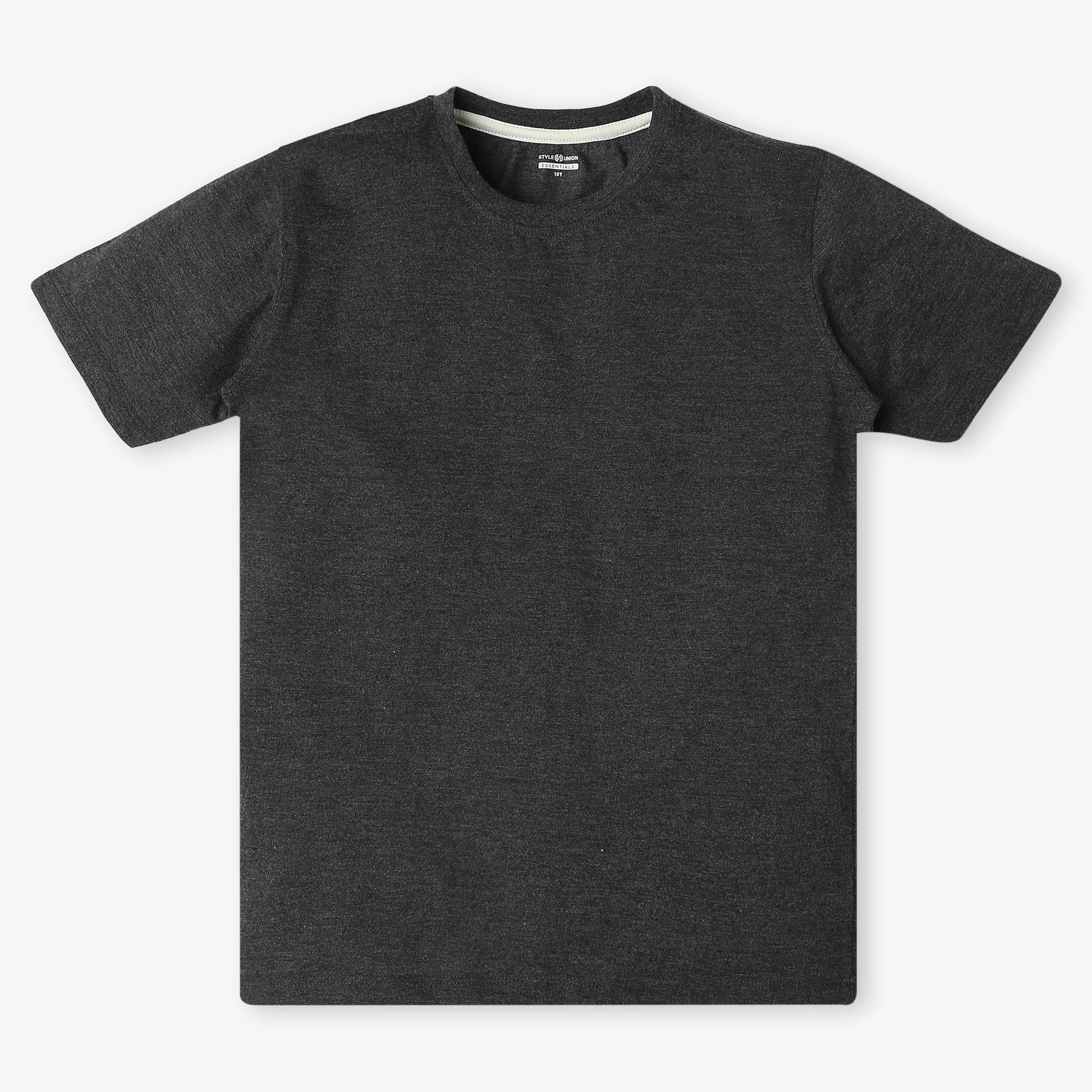 Boy's Regular Fit Solid T-Shirt