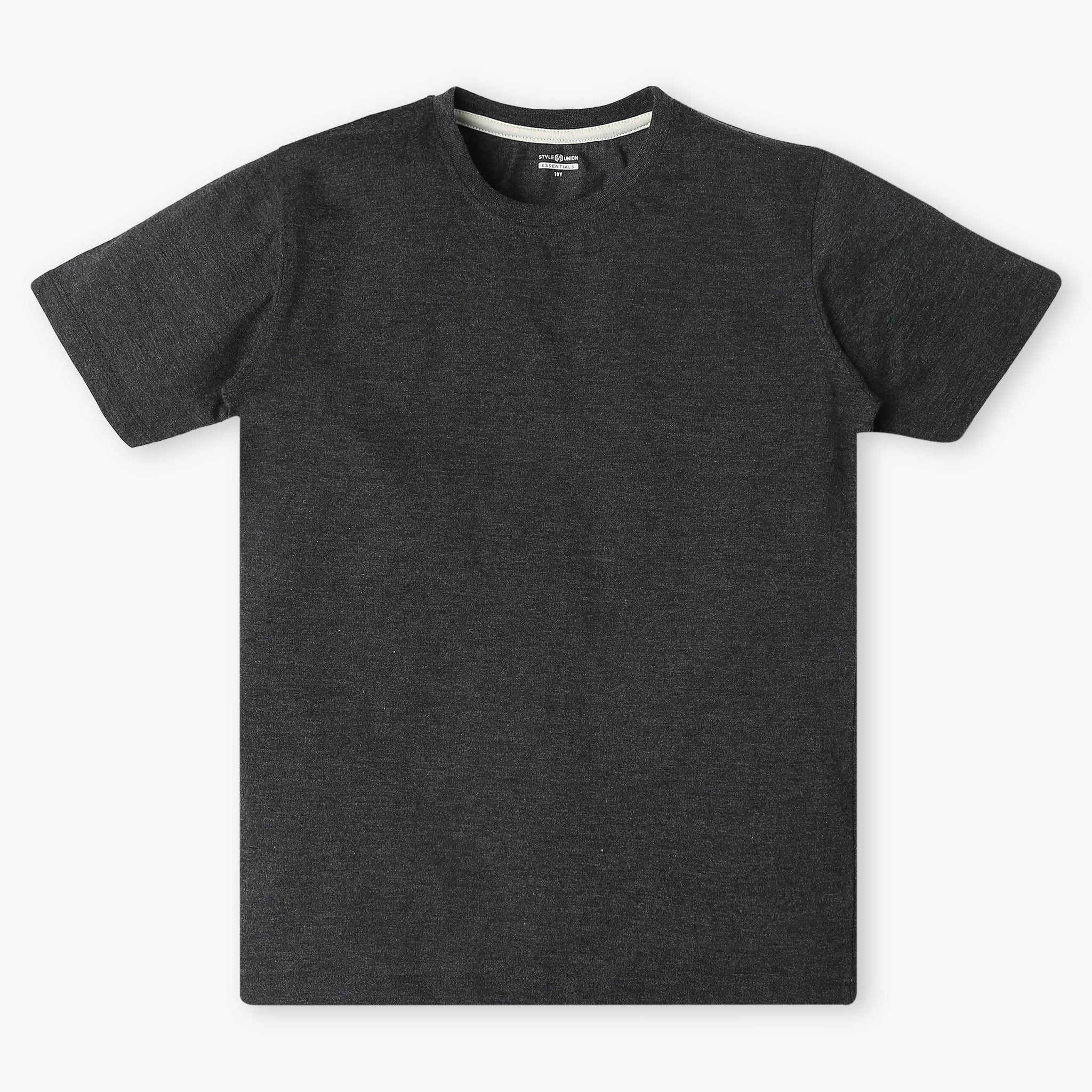 Boy's Regular Fit Solid T-Shirt
