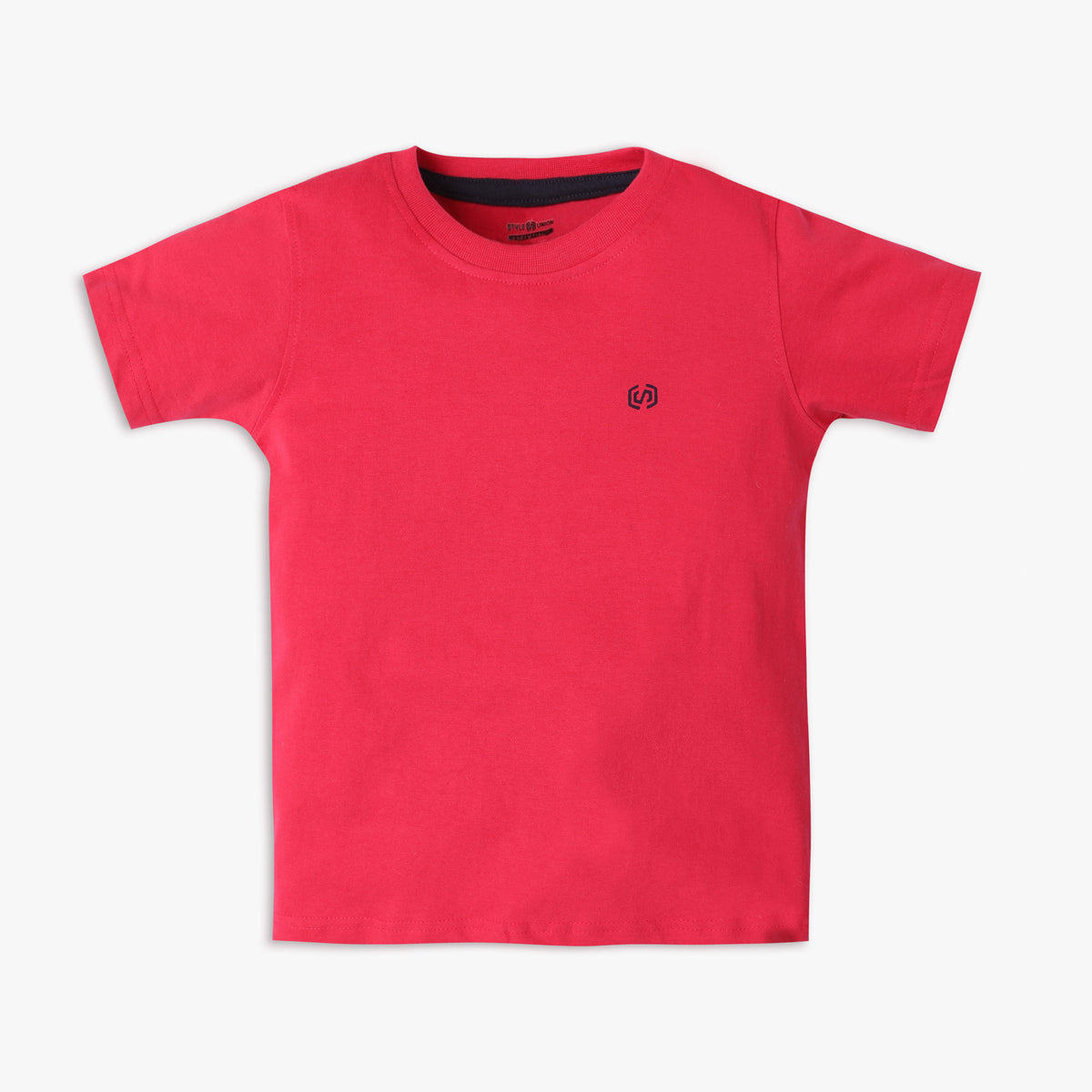 Boy's Regular Fit Solid T-Shirt