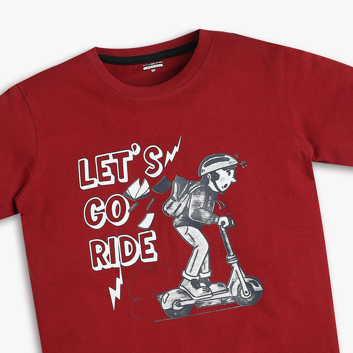 Boys Regular Fit Graphic T-Shirt