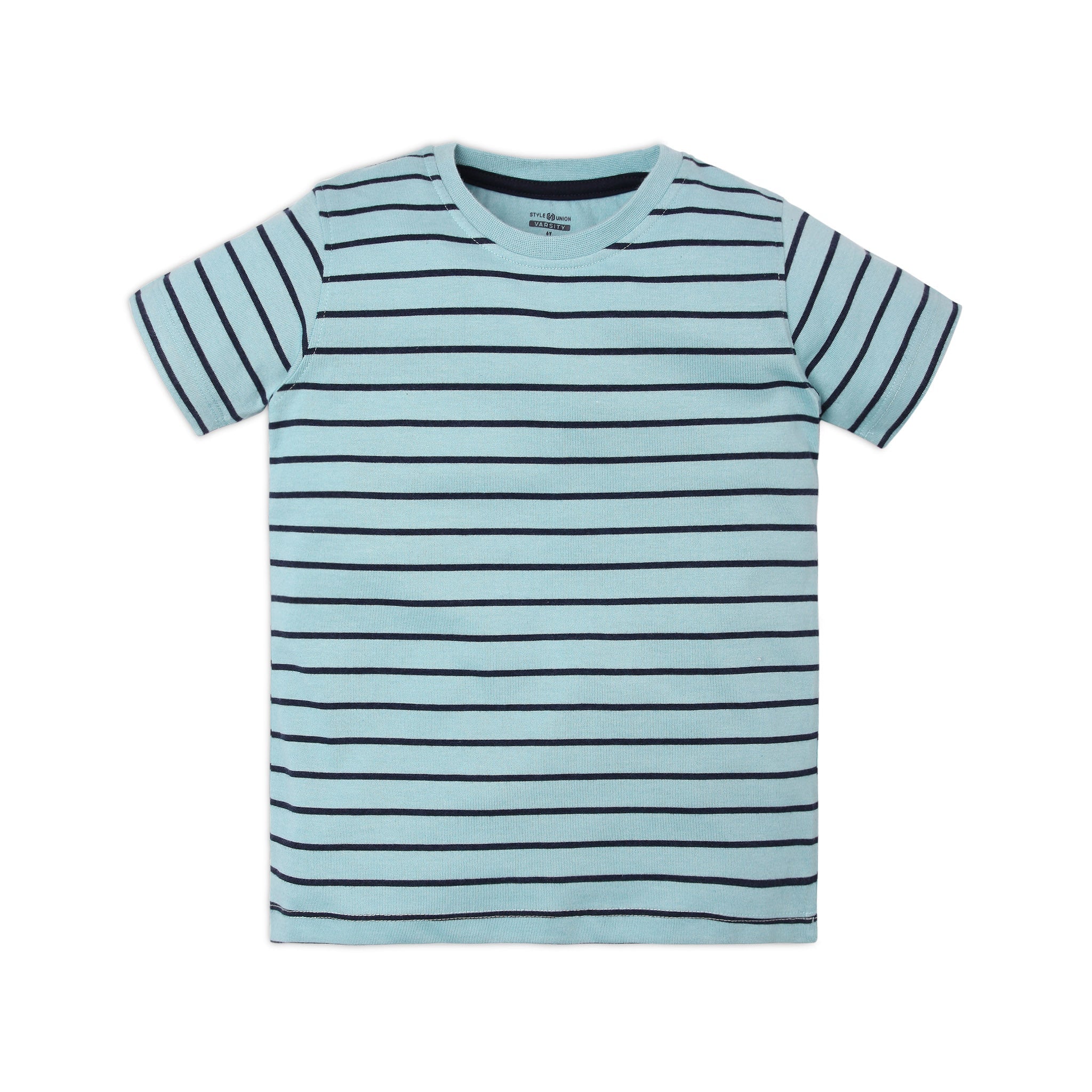 Boy's Regular Fit Striped T-Shirt