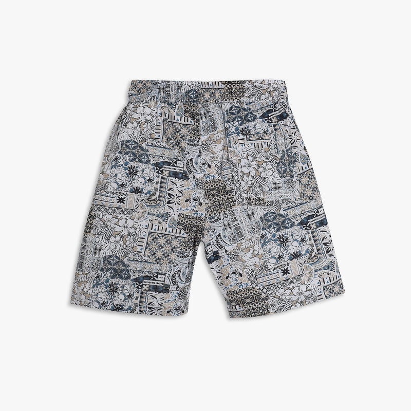 Boys Regular Fit Printed Mid Rise Shorts