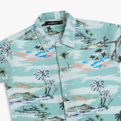 Boy Wearing Boy's Regular Fit Printed Shirt