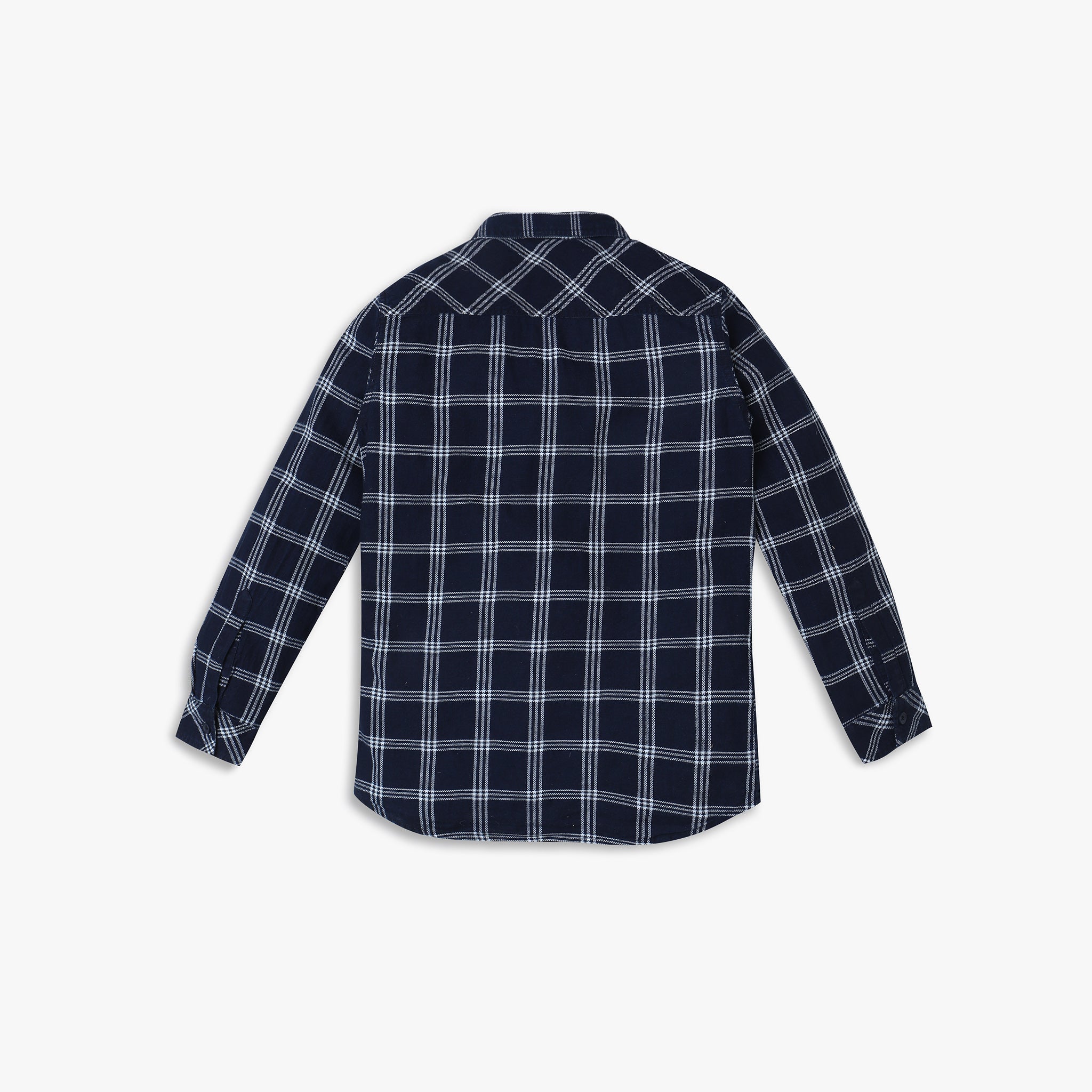 Boys Regular Fit Checkered Shirt