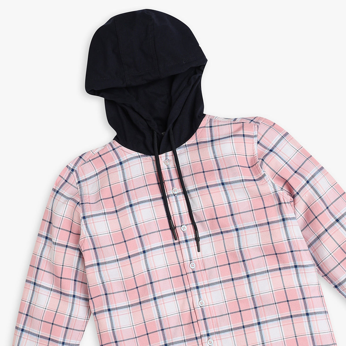 Boys Regular Fit Checkered Shirt