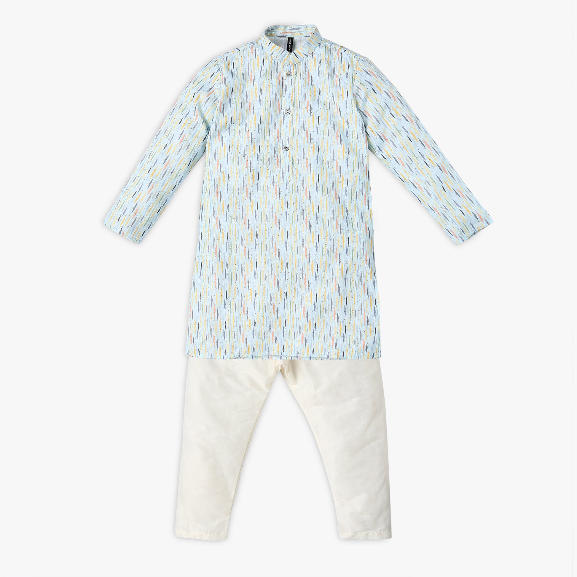 Boy's Regular Fit Embellished Kurta Sets