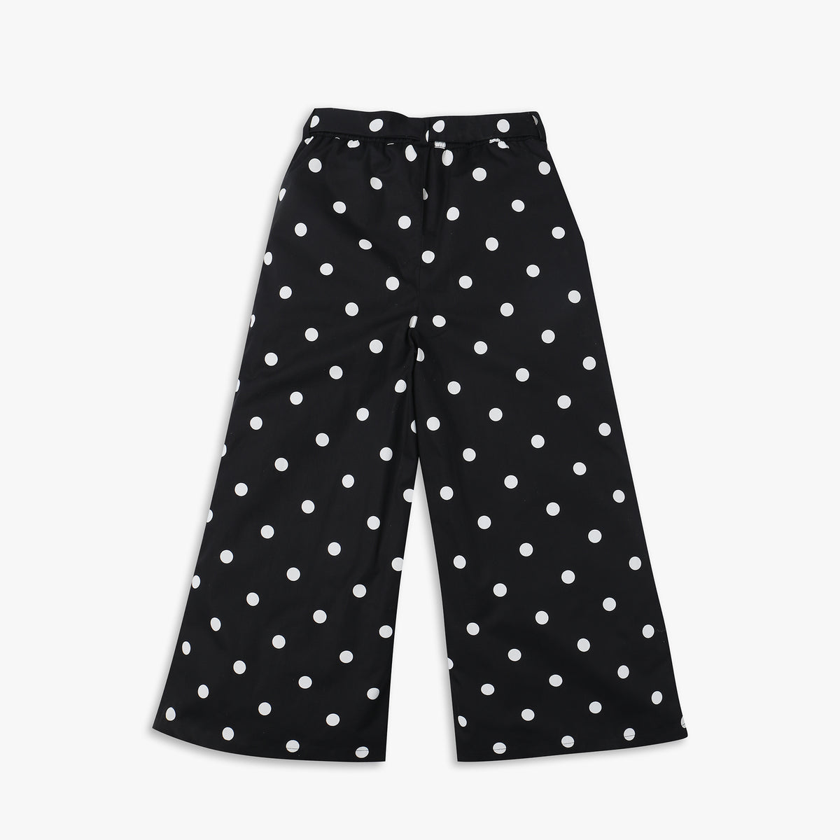 Girls Regular Fit Polka Dots Mid Rise Palazzos