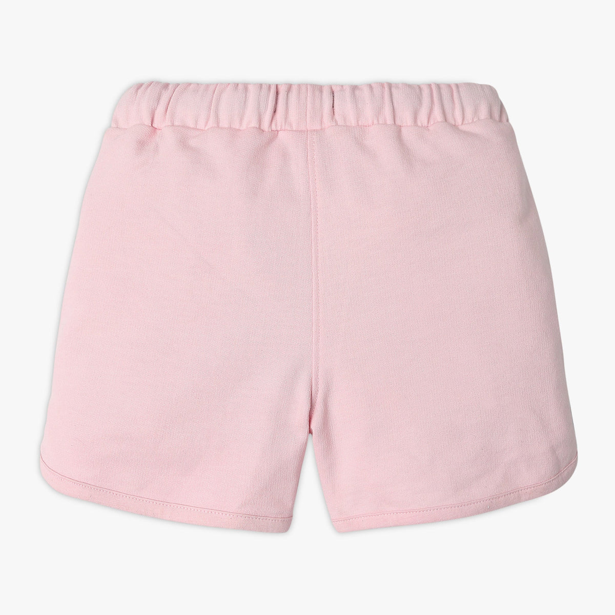 Girl's Regular Fit Solid Mid Rise Shorts