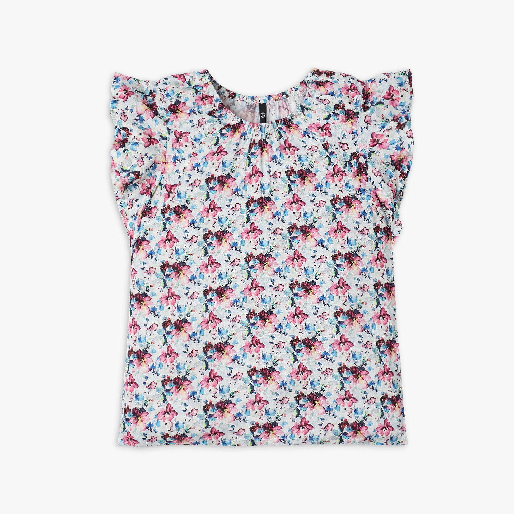 Girls Regular Fit Printed Top